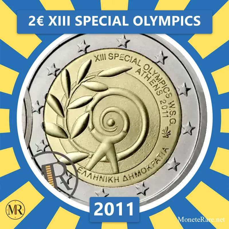 Griechenland 2€ XIII Special Olympics 2011 (Münzfoto)
