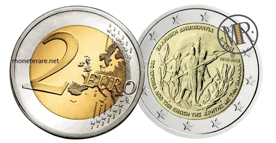 2 euro griechenland 2013 vereinigung kretas mit griechenland