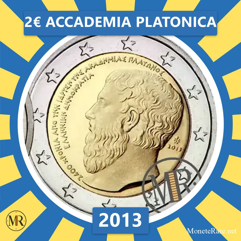 Griechenland 2€ Accademia Platonica 2013 (Münzfoto)