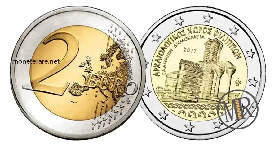 2 euro griechenland 2017 stätte philippi