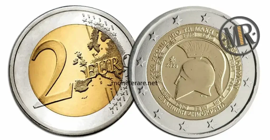 2 Euro Griechenland 2020 Schlacht von Thermopylen