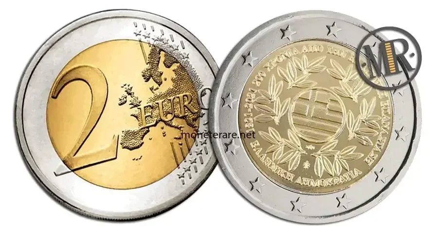 2 Euro Griechenland 2021 griechische Revolution
