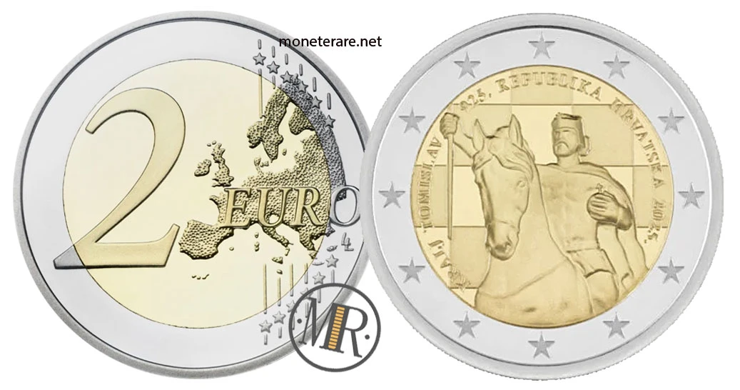 Kroatien 2-Euro-Gedenkmünze 2025 – König Tomislav / Königreich Kroatien
