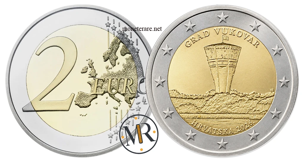 Kroatien 2-Euro-Gedenkmünze 2026 – Stadt Vukovar