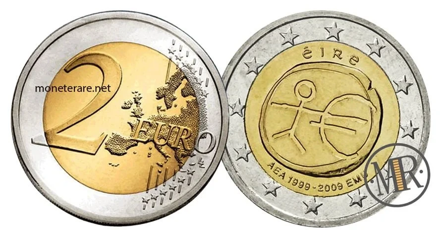 2-Euro-Gedenkmünze Irland 2009 EMU