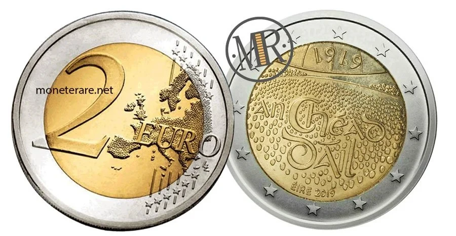 2-Euro-Gedenkmünzen Irland 2019 Dáil Éireann