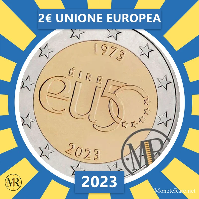 Irland 2€ Europäische Union 2023 Irland 2€ Europäische Union 2023 (Münzfoto)