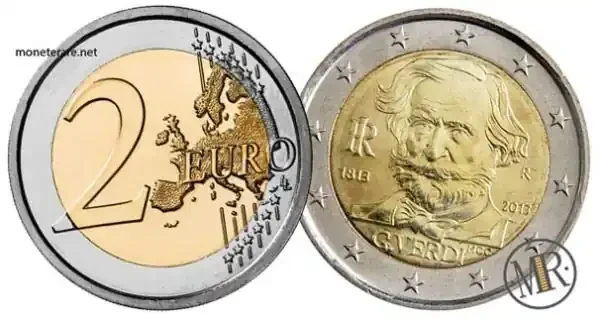 2-Euro-Gedenkmünze Italien 2013 Giuseppe Verdi