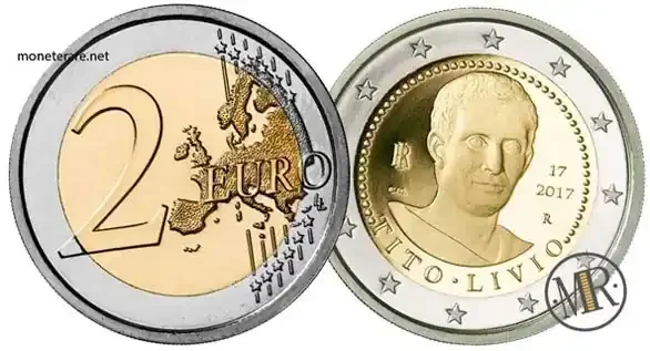 2 Euro Gedenkmünzen Italien 2017 Titus Livius