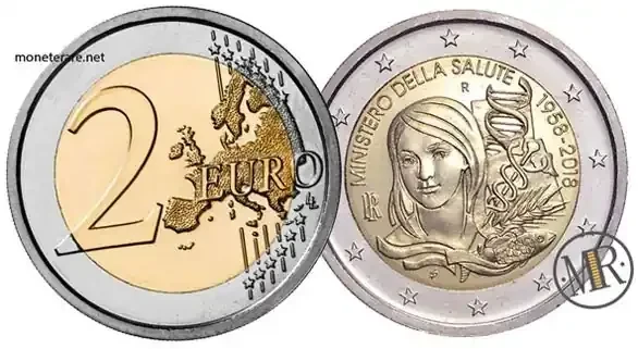 2-Euro-Gedenkmünze Italien 2018 Sechzigster Jahrestag des