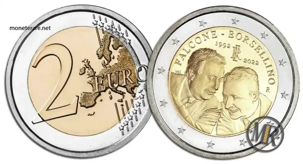 2 Euro Falcone und Borsellino 2022