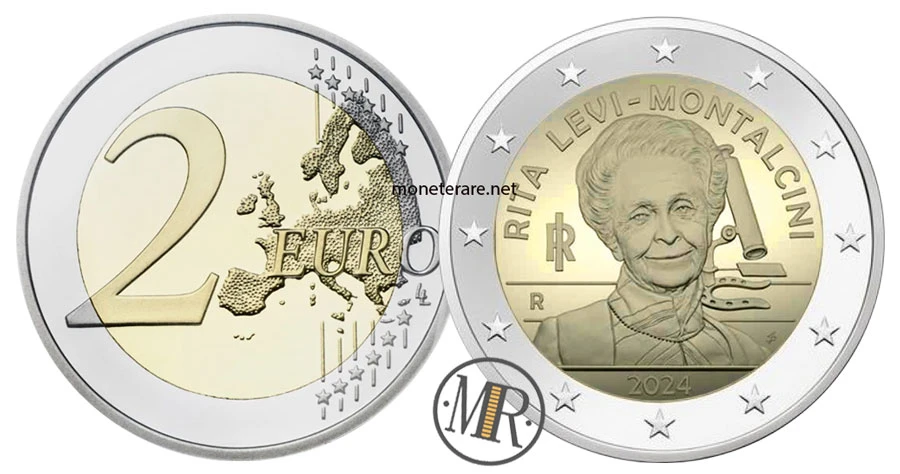2-Euro-Gedenkmünze Italien 2024 – Rita Levi-Montalcini