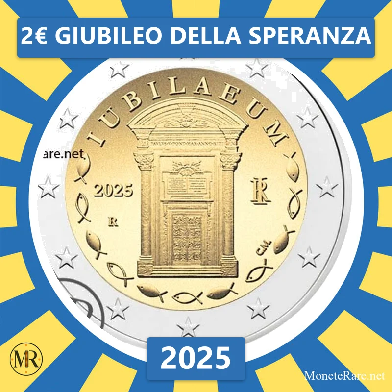 Italien 2€ Jubiläum der Hoffnung 2025 (Münzfoto)