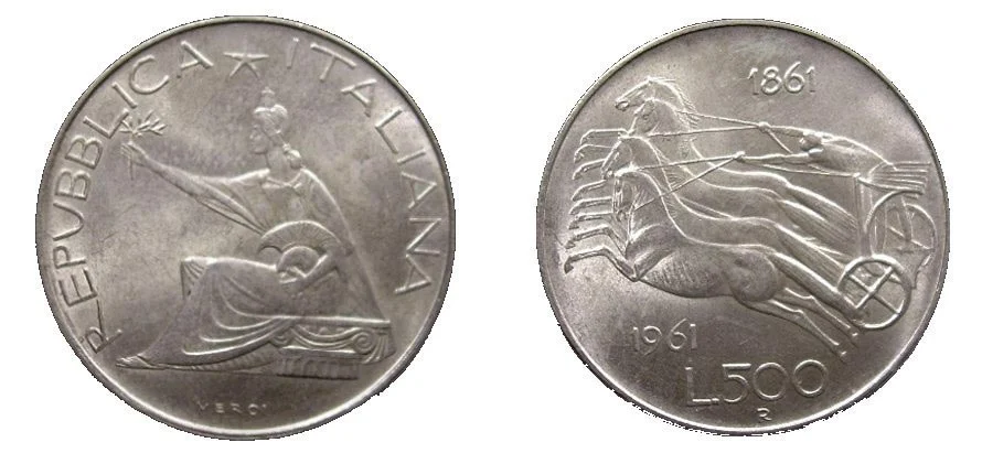 500 Lire 1961 Jubiläum