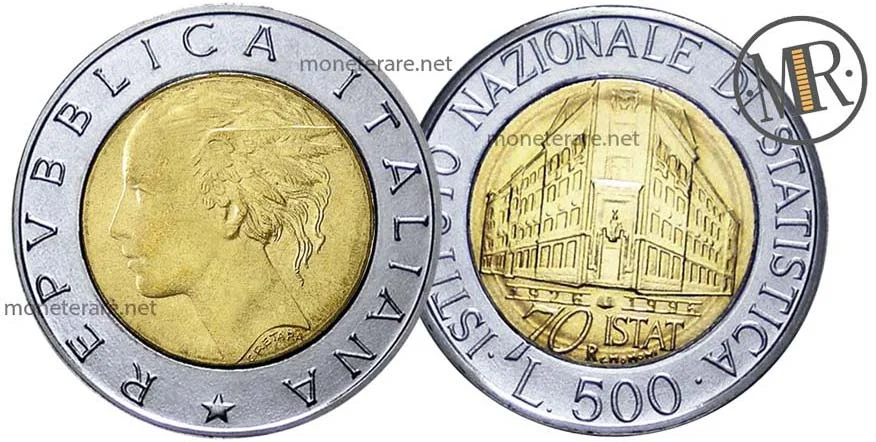 500 Lire 1996 Istat