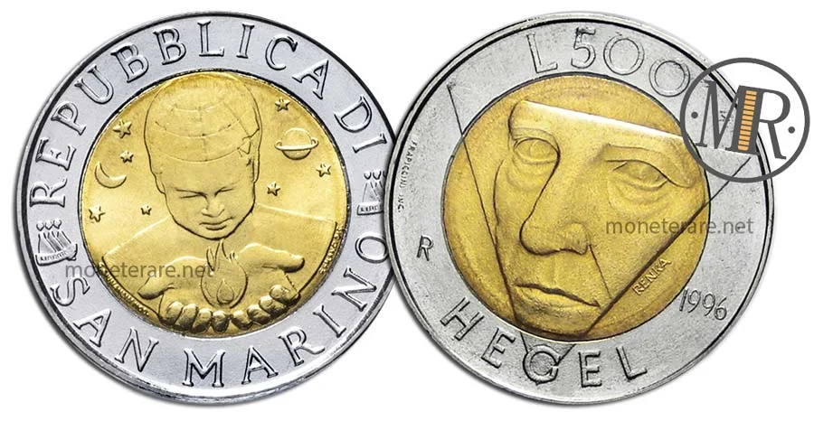 500 Lire San Marino 1996