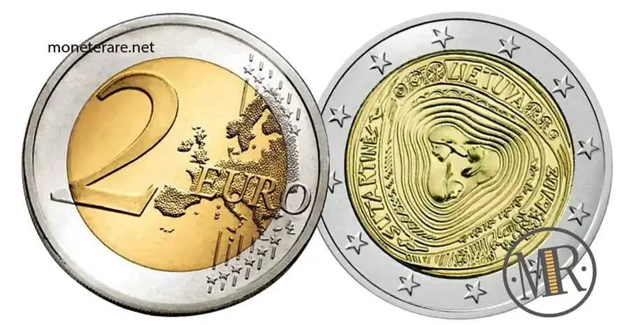 2 Euro Litauen 2019 Litauische Volkslieder