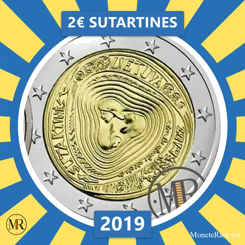 Litauen 2€ Sutartines 2019 (Münzfoto)
