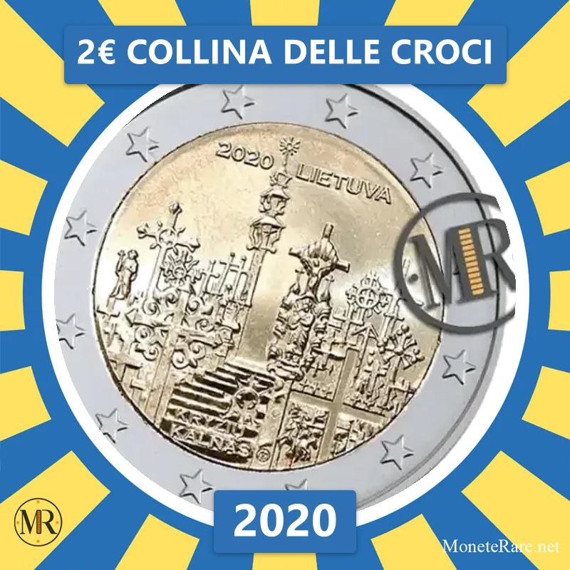 Litauen 2€ Kreuzhügel 2020 (Münzfoto)