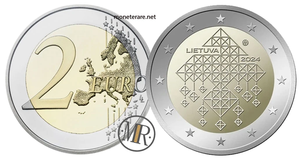 Litauen 2-Euro-Gedenkmünze 2024 – Strohgärten