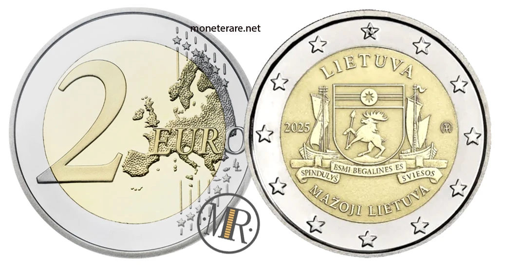 Litauen 2-Euro-Gedenkmünze 2025 – Mažoji Lietuva (Kleinlitauen)