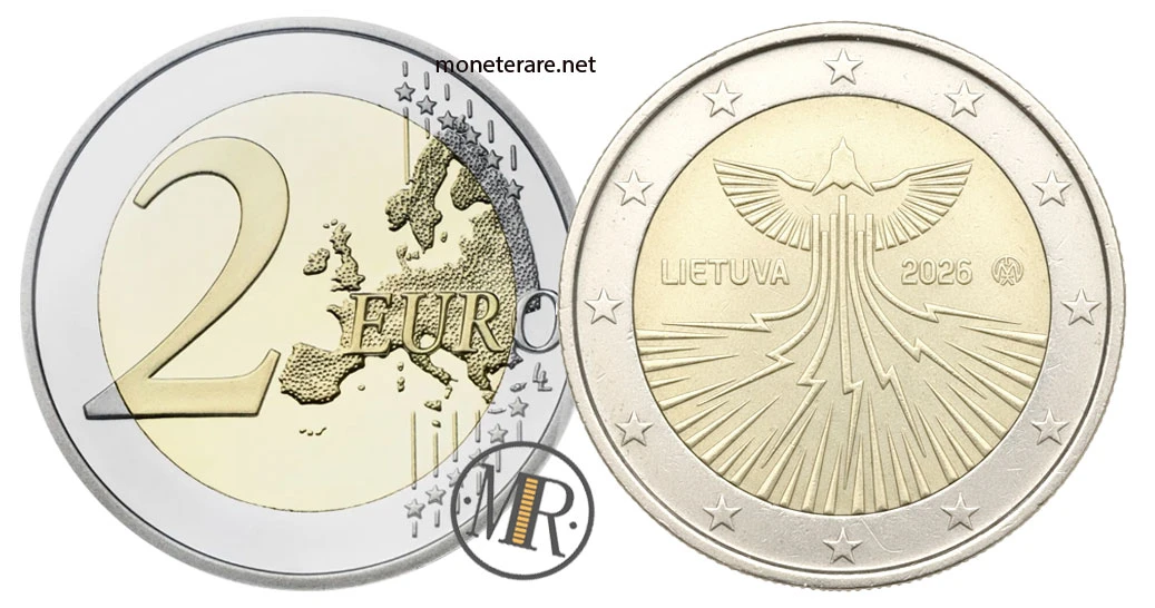 Litauen 2-Euro-Gedenkmünze 2026 – Energieunabhängigkeit