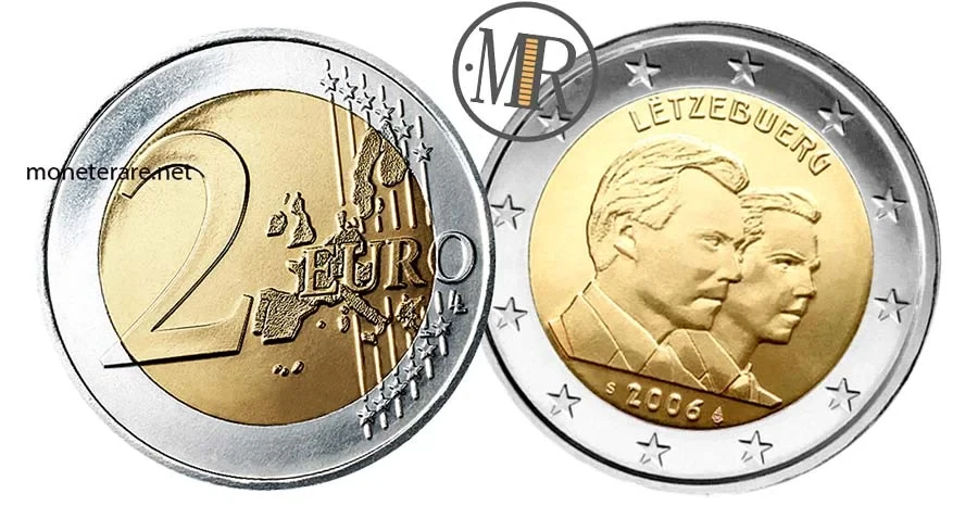 Moneta da 2 Euro Lussemburgo 2006 - Commemorativi Granduca Guillaume Compleanno