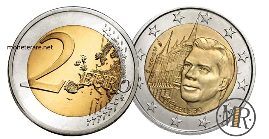 2 Euro Luxemburg 2007 Gedenkmünze Der Großherzogliche Palast