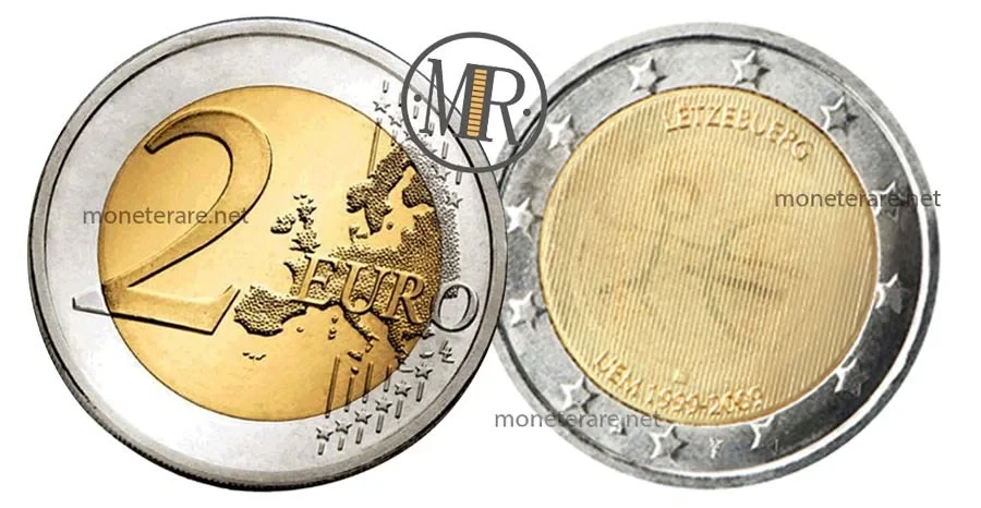 2 Euro Luxemburg 2009 - Gedenkmünzen UEM (Luxemburg - Letzebuerg)