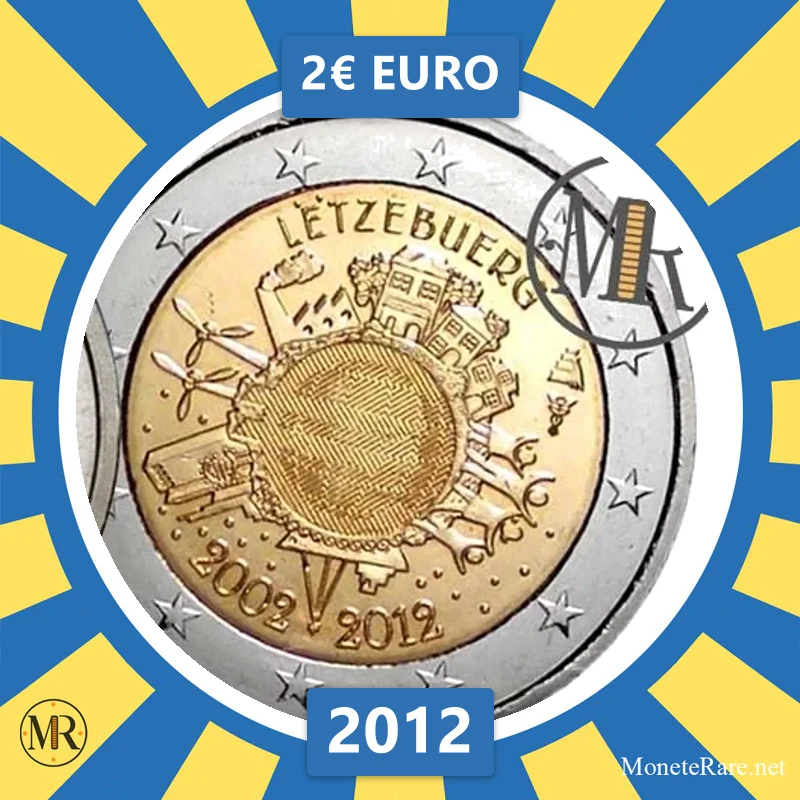 Luxemburg 2€ EURO 2012 (Münzfoto)