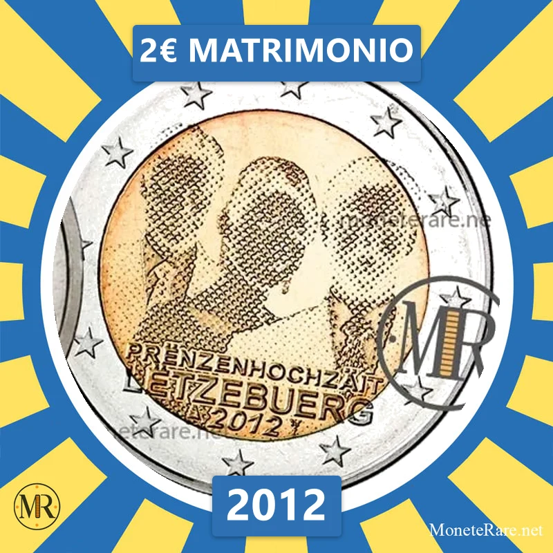 Luxemburg 2€ Matrimonio 2012 (Münzfoto)