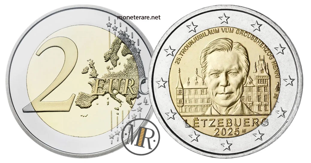 Estland 2-Euro-Gedenkmünze 2025 – 25° ascesa Granduca Henri