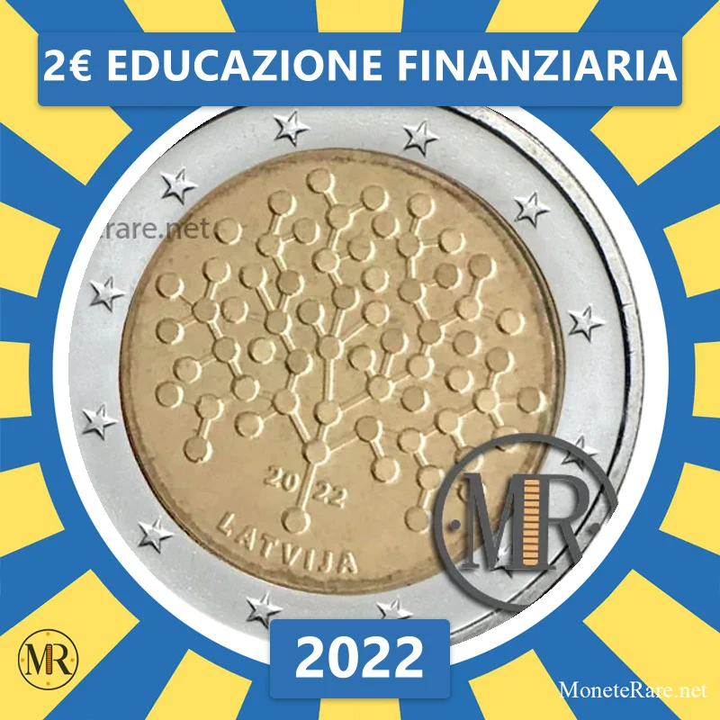 Lettland 2€ Educazione Finanziaria 2022 (Münzfoto)
