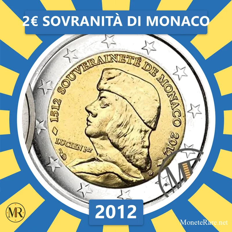 Estland 2€ Sovranità di Monaco 2012 (Münzfoto)