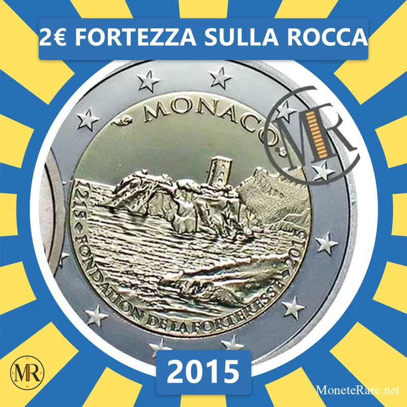 Estland 2€ Fortezza sulla Rocca 2015 (Münzfoto)