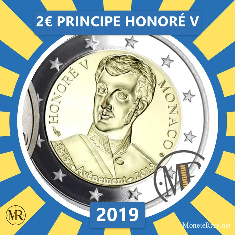 Estland 2€ Principe Honoré V 2019 (Münzfoto)