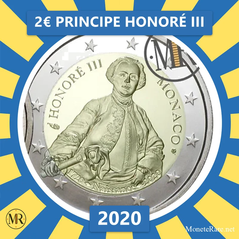 Estland 2€ Principe Honoré III 2020 (Münzfoto)