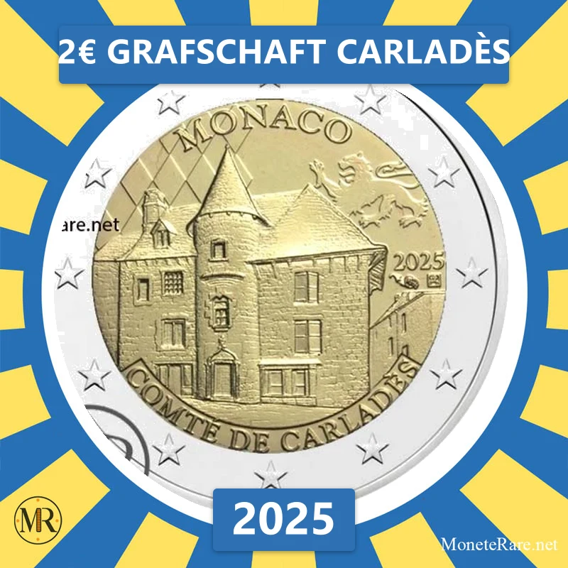 Estland 2€ Grafschaft Carladès 2025 (Münzfoto)