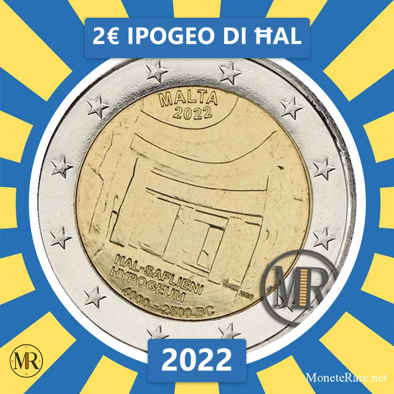 Malta 2€ Ipogeo di Ħal 2022 (Münzfoto)