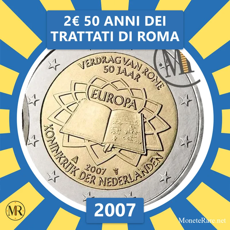 Estland 2€ 50 Jahre der Römischen Verträge 2007 (Münzfoto)
