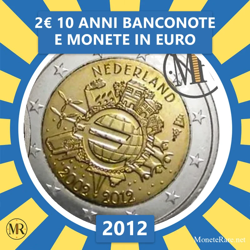 Estland 2€ 10 Jahre Euro-Banknoten und -Münzen 2012 (Münzfoto)