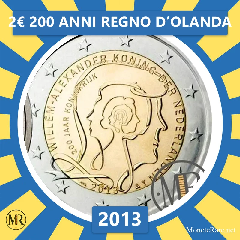 Estland 2€ 200 Jahre Königreich der Niederlande 2013 (Münzfoto)