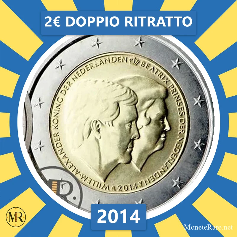 Estland 2€ Doppio ritratto 2014 (Münzfoto)