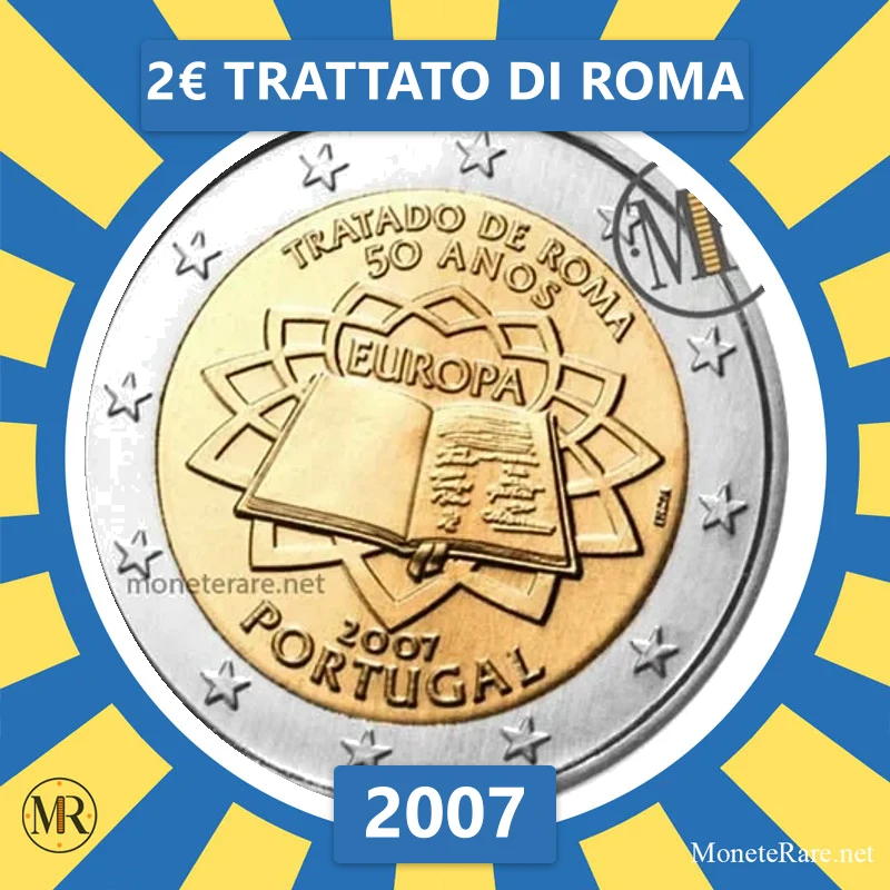Estland 2€ Vertrag von Rom 2007 (Münzfoto)