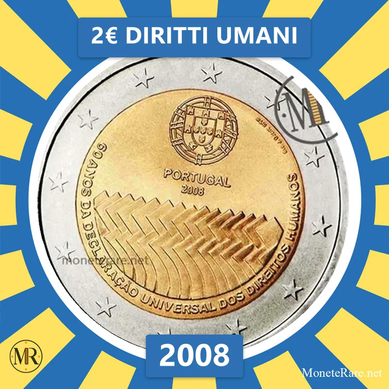 Estland 2€ Diritti Umani 2008 (Münzfoto)