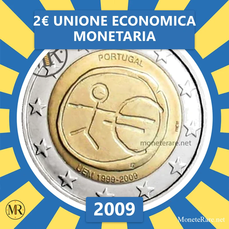 Estland 2€ Wirtschafts- und Währungsunion 2009 (Münzfoto)