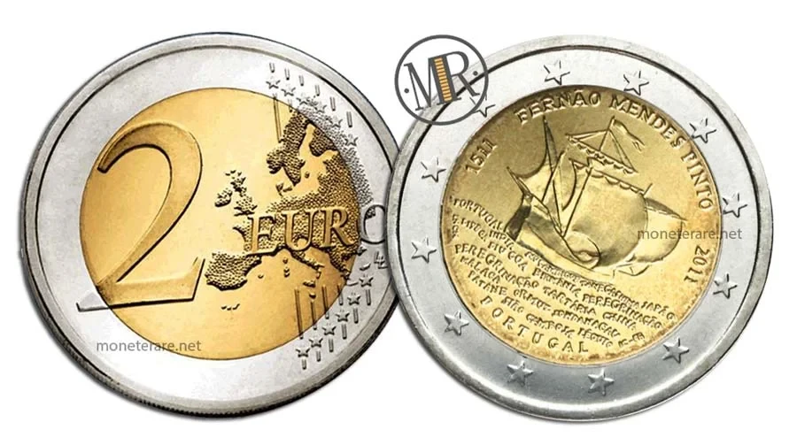 2 Euro Commemorativi Portogallo 2011 Fernão Mendes Pinto