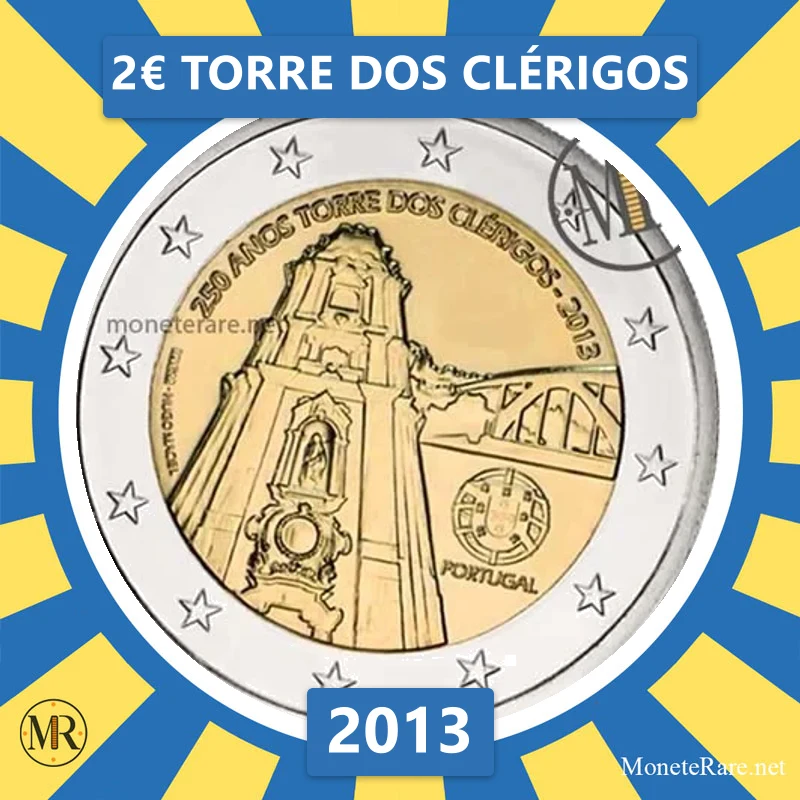 Estland 2€ Torre dos Clérigos 2013 (Münzfoto)