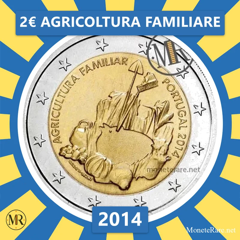 Estland 2€ Agricoltura Familiare 2014 (Münzfoto)