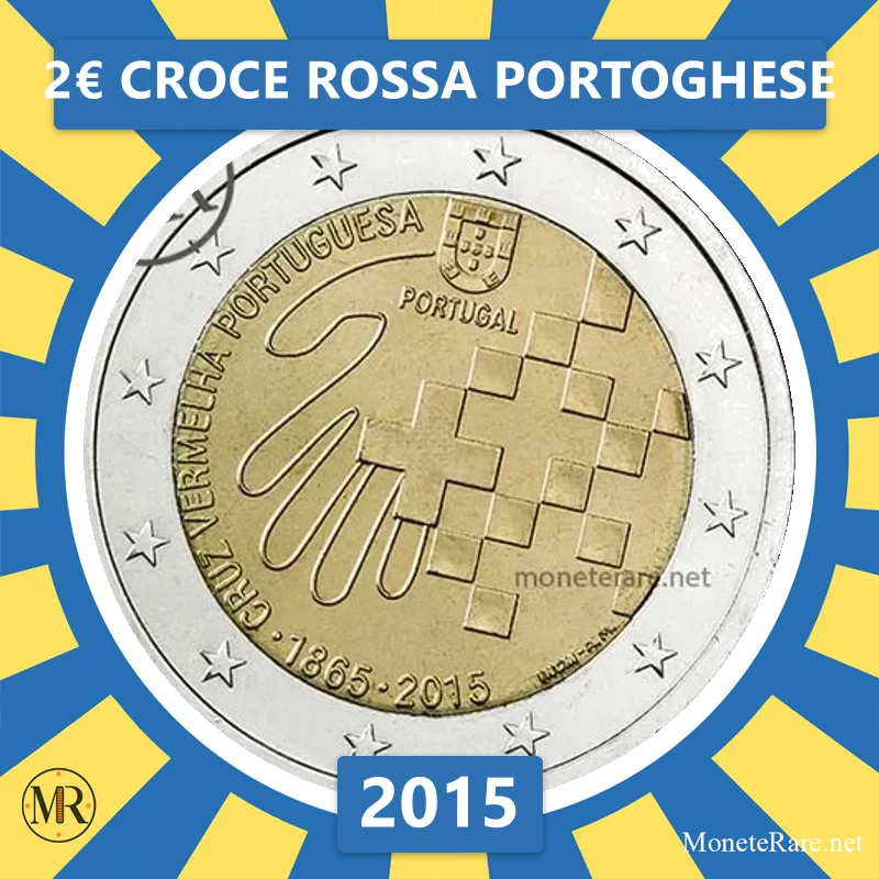 Estland 2€ Rotes Kreuz von Portugal 2015 (Münzfoto)